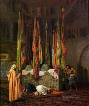 The Tombe of Hazrat Imam Hisain Allahis Salam Greek Arabian Orientalism Jean Leon Gerome Oil Paintings